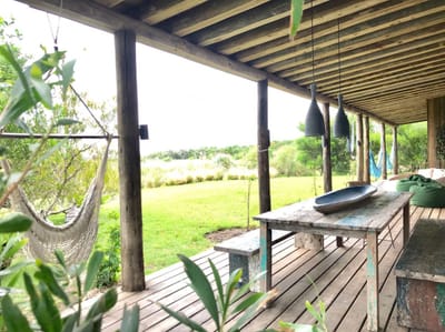 Alquiler de Verano, La Juanita, casa sobre laguna José Ignacio, cerca de la playa, 3 dormitorios.