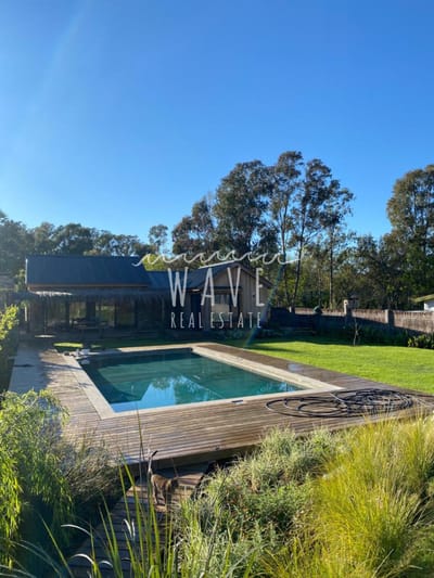 La Barra, 3 dormitorios, piscina climatizada. Disponible a partir del 3 de enero.