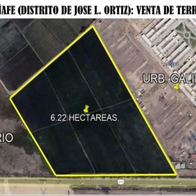 Venta  Hectreas a Filo de Pista en Carr a Ferreafe