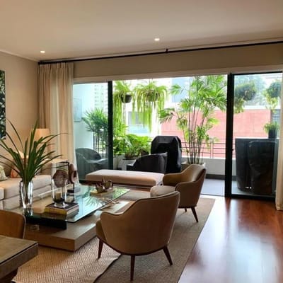 MODERNO DEPARTAMENTO EN VENTA SAN ISIDRO MARIO LARA  DORMITORIOS CON TERRAZA