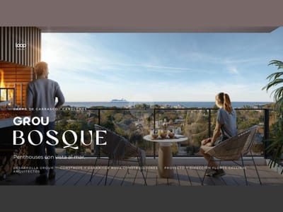 El penthouse amplio, con terraza exclusiva sobre el parque — GROU Bosque, Barra de Carrasco