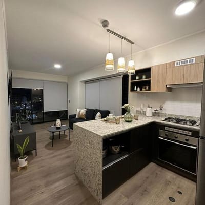 ALQUILO DEPARTAMENTO DE LUJO DE  DORMITORIO Y A ESTRENAR JUNTO AL CENTRO FINANCIERO DE SAN ISIDRO