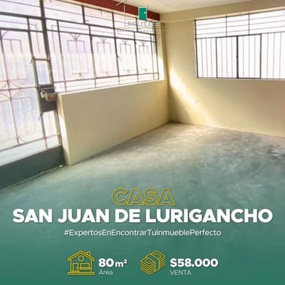 SE VENDE CASA EN SAN JUAN DE LURIGANCHO