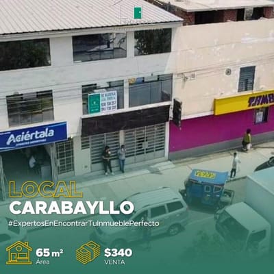 SE ALQUILA LOCAL EN CARABAYLLO
