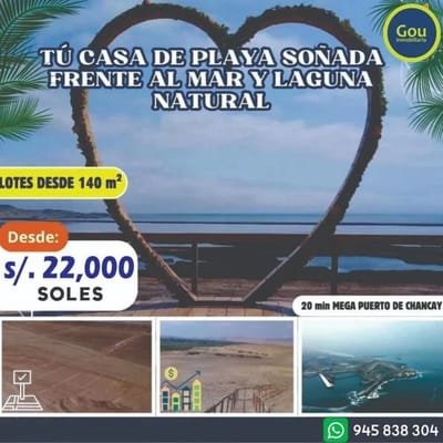 Terreno en  Venta a  minutos de Chancay