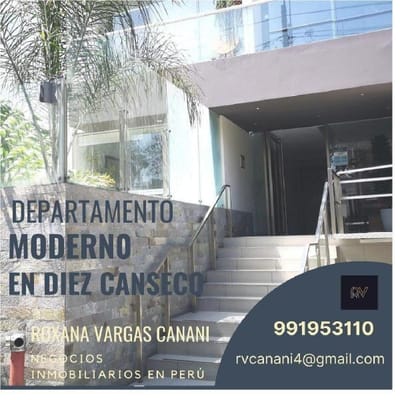 Hermoso y Moderno Departamento en Diez Canseco Miraflores Parque Tradiciones