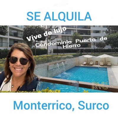 PUERTA DE HIERRO EN MONTERRICO VENTA de dpto de lujo en CONDOMINIO   m