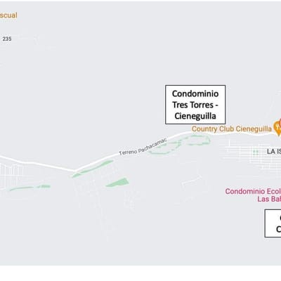 Venta de Terreno en Cieneguilla  Urb Quebrada Las Tinajas