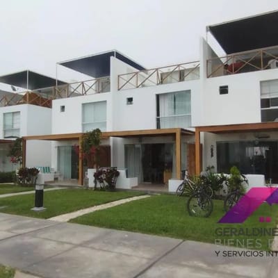 Alquiler Casa de Playa Cerca a La Piscina  Condominio Asia del Mar Asia
