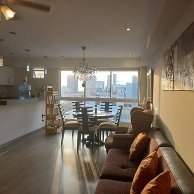 Alquilo Moderno Departamento Dplex Amoblado con Terraza en Miraflores