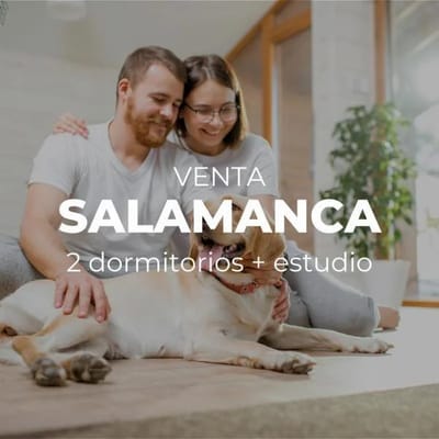 Vendo departamento  dormitorios  estudio en Salamanca