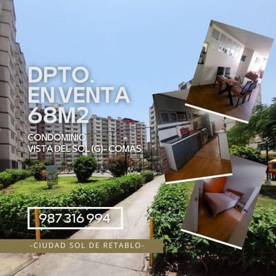 Venta Departamento  Condominio Torres Vista Sol COMAS