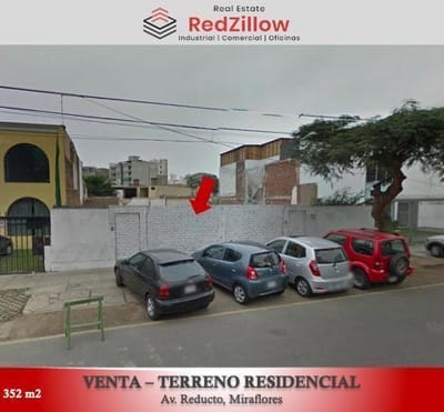 VENTA TERRENO COMERCIAL M  AV REDUCTO  MIRAFLORES