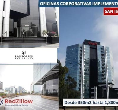 ALQUILER OFICINA IMPLEMENTADA m  SAN ISIDRO