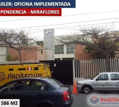 ALQUILER OFICINA IMPLEMENTADA  M  MIRAFLORES