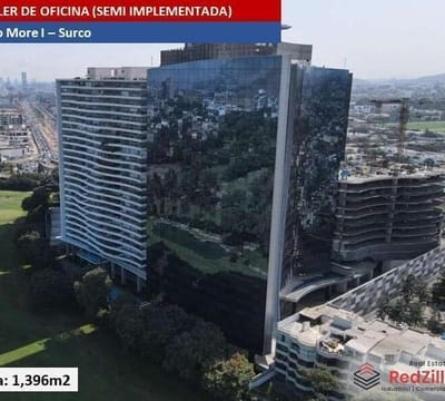 ALQUILER DE OFICINA m  SEMI IMPLEMENTADA  SURCO