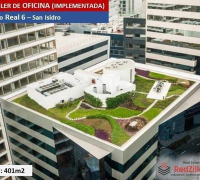 ALQUILER DE OFICINA  m IMPLEMENTADA  SAN ISIDRO