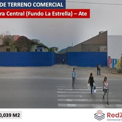 VENTA DE TERRENO COMERCIAL M  FUNDO LA ESTRELLA  ATE