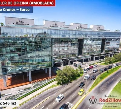 ALQUILER DE OFICINA  m AMOBLADA  SURCO