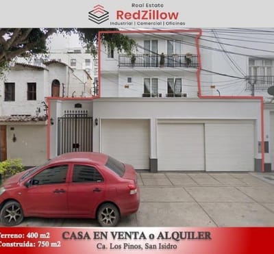 VENTA CASA AT M  AC M  AV LOS PINOS  SAN ISIDRO