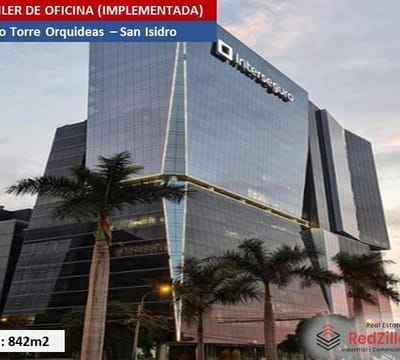 ALQUILER DE OFICINA IMPLEMENTADA m  SAN ISIDRO