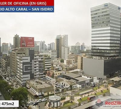 ALQUILER DE OFICINA GRIS m  SAN ISIDRO