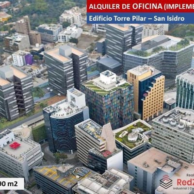 ALQUILER DE OFICINA IMPLEMENTADA  m  SAN ISIDRO