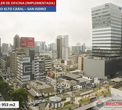 ALQUILER DE OFICINA IMPLEMENTADA m  SAN ISIDRO