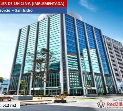 ALQUILER DE OFICINA IMPLEMENTADA m  SAN ISIDRO