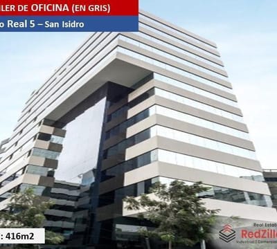 Alquiler de Oficina en Gris m  San Isidro