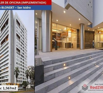 Alquiler de Oficina Implementada m San Isidro