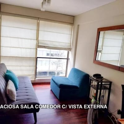 VENTA DEPARTAMENTO HERMOSO  M CON VISTA EXTERNA  DORMITORIOS MIRAFLORES
