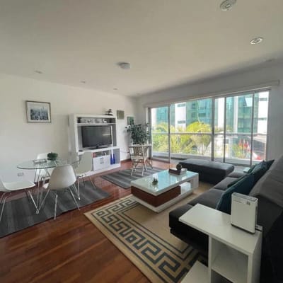 VENTA DE EXCLUSIVO DEPARTAMENTO AMOBLADO DE  M  MIRAFLORES