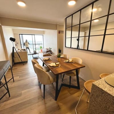 VENTA DE DPTO DE ESTRENO  DORMS  M VISTA EX SAN MIGUELNO PAGA ALCABALA