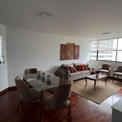 ALQUILER DE EXCLUSIVO DEPARTAMENTO DE  M  AV PARDO MIRAFLORES