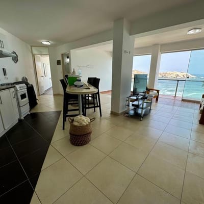 VENTA DE DPTO CON VISTA PANORMICA Y DIRECTA AL MAR DE  DORM  SAN BARTOLO