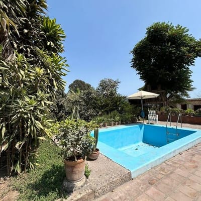 VENTA DE CASA CON PISCINA Y AMPLIO JARDN FINOS ACABADOS  DORM PACHACAMAC