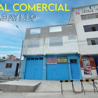 SE ALQUILA LOCAL COMERCIAL DE  M DE  PISOS EN EL PROGRESO CARABAYLOLO KM DE AV TUPAC AMAN