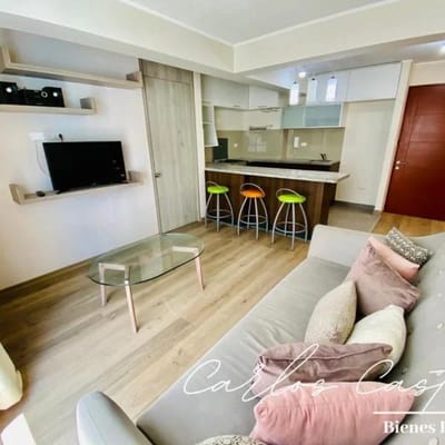 Departamento Amoblado en Barranco  Cerca a Plaza Vea