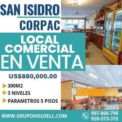 VENDO LOCAL CERCA DE CENTRO FINANCIERO  SAN ISIDRO M