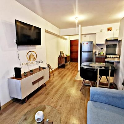 LMA HERMOSO DEPARTAMENTO AMOBLADO PRCTICO Y FUNCIONAL INCLUYE ARBITRIOS