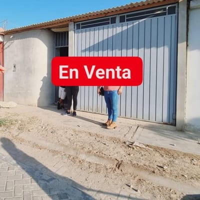SE VENDE TERRENO CON CASA SEMI CONSTRUIDA EN PIURA