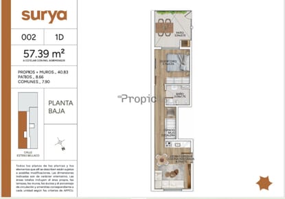 Venta proyecto Apartamento 1 dormitorio en La Blanqueada