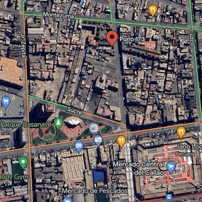 Oferta terreno Callao a  metros aproximadamente del Mercado en Av Saenz Pea