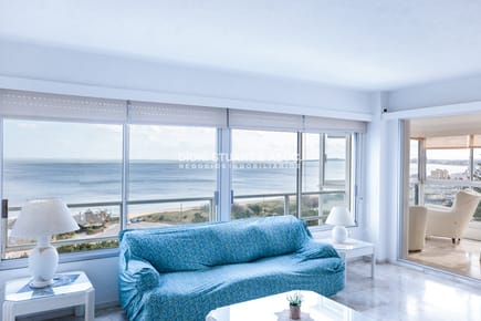 ALQUILER TEMPORADA - APARTAMENTO 3 DORMITORIOS FRENTE AL MAR PLAYA MANSA - COMPLEJO LINCOLN CENTER