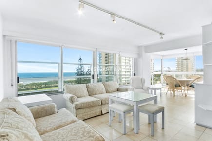 APARTAMENTO EN VENTA FRENTE AL MAR 3 DORMITORIOS + DEPENDENCIA COMPLEJO LINCOLN CENTER TORRE JEFFERSON PLAYA MANSA