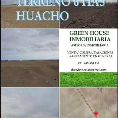 VENTA DE TERRENO DE  HECTAREAS EN HUACHO