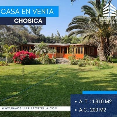 CHOSICA TERRENO PARA CASA DE CAMPO  EN URB CALIFORNIA