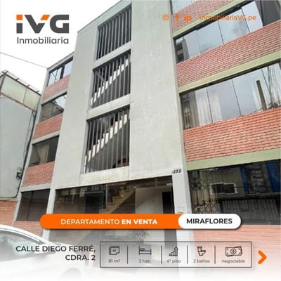 VENTA DEPARTAMENTO MIRAFLORES
