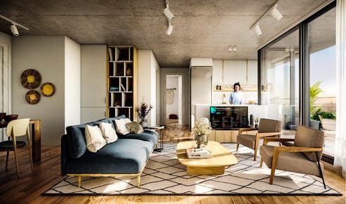 Apartamento en venta de 2 dormitorios en Aguada